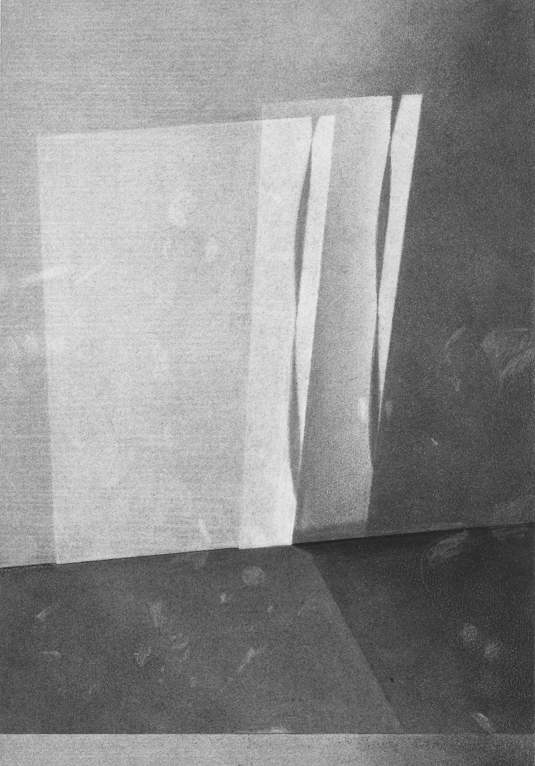 corridor - 55x38,5cm - charcoal on paper - 2018