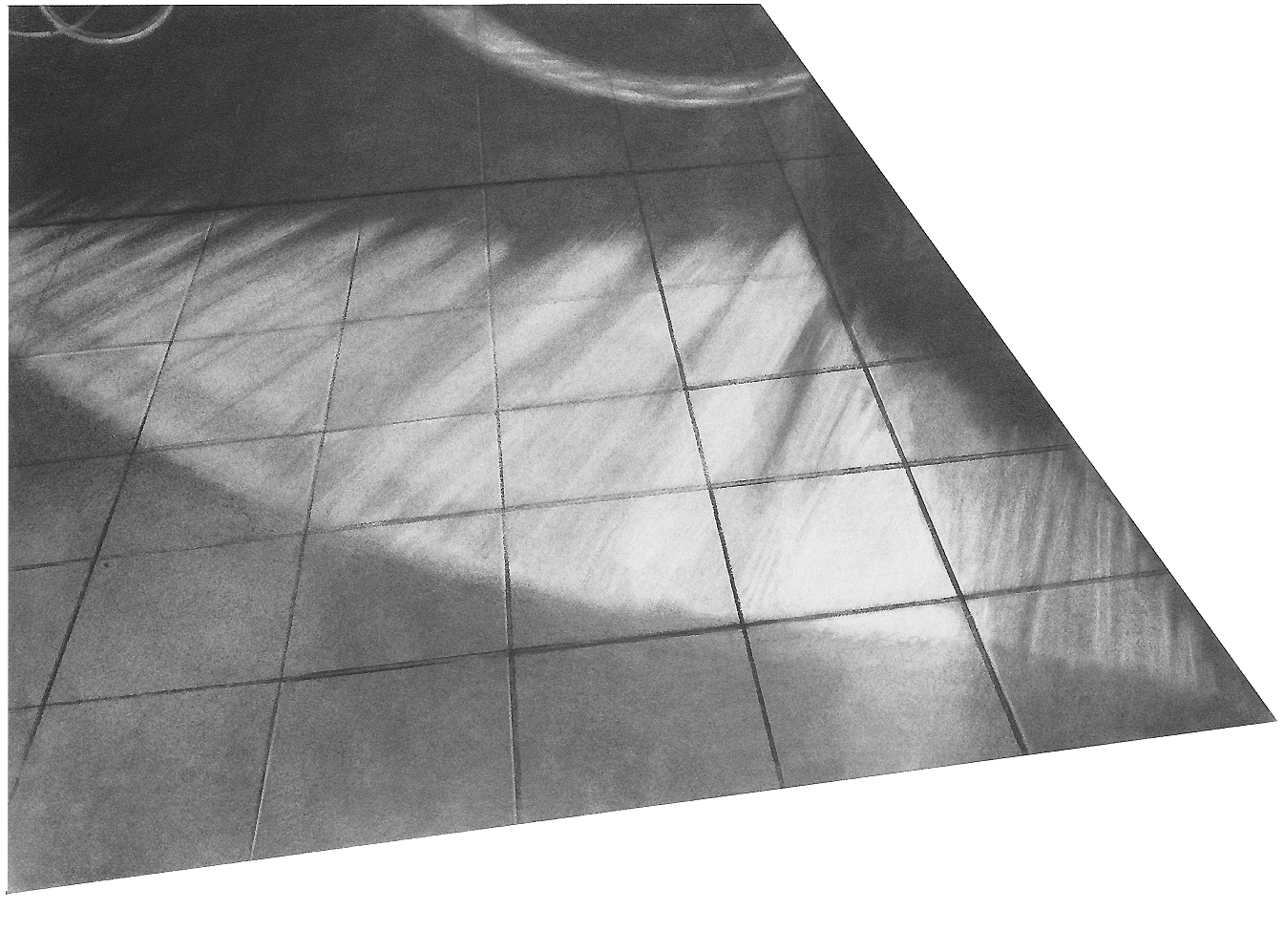 partezium - 85x58cm - charcoal on paper - 2019