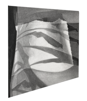 shadow studies II - 42x35cm - charcoal on paper - 2021