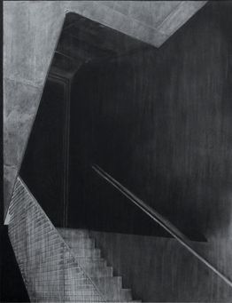 trap - 65x50cm - charcoal & graphite on paper - 2015