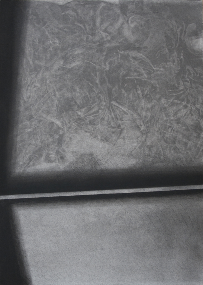 wand - 70x50cm - charcoal on paper - 2015